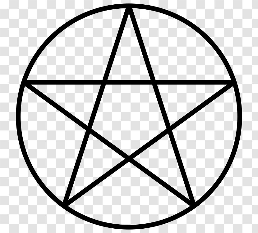 Pentagram Pentacle Magic Circle Symbol Seal Of Solomon - Line Art Transparent PNG