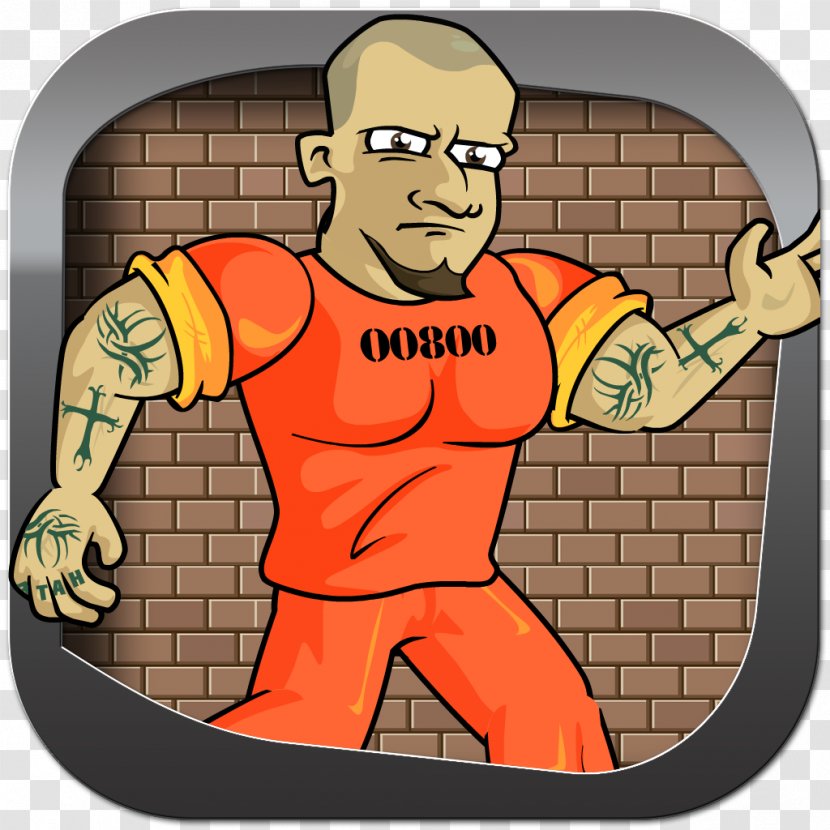 Cartoon Finger Character Facial Hair - Fictional - Jail Transparent PNG