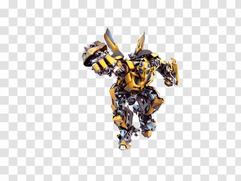 Transformers: The Game Bumblebee Optimus Prime Megatron Fallen - Yellow - Mechanical Transformers Transparent PNG
