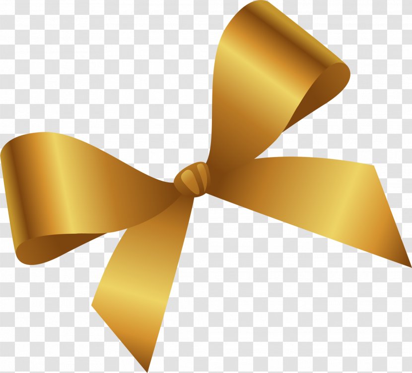 Butterfly Gold - Resource - Golden Bow Transparent PNG