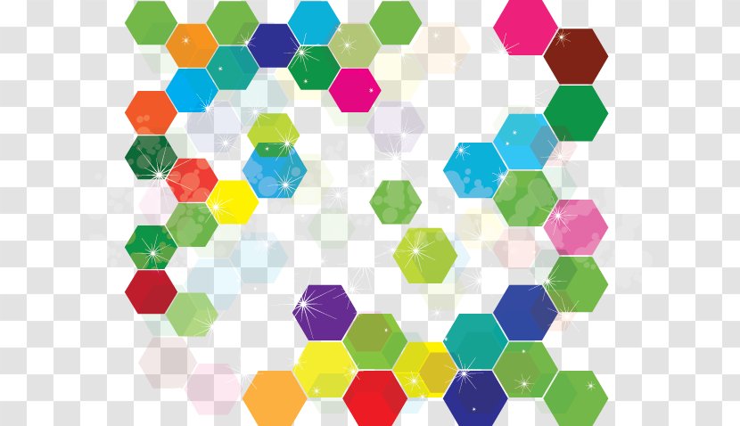 Hexagon Illustration - Geometry - Color Gears Transparent PNG