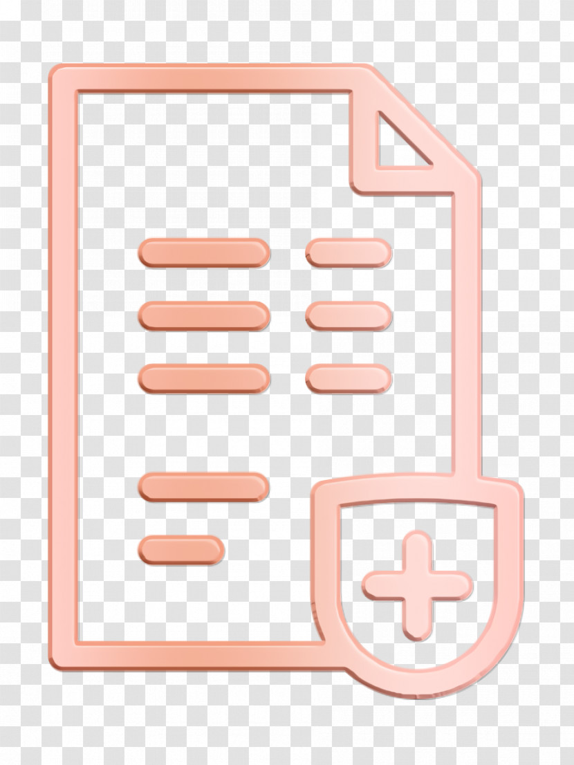 Medical Services Icon Insurance Icon Document Icon Transparent PNG