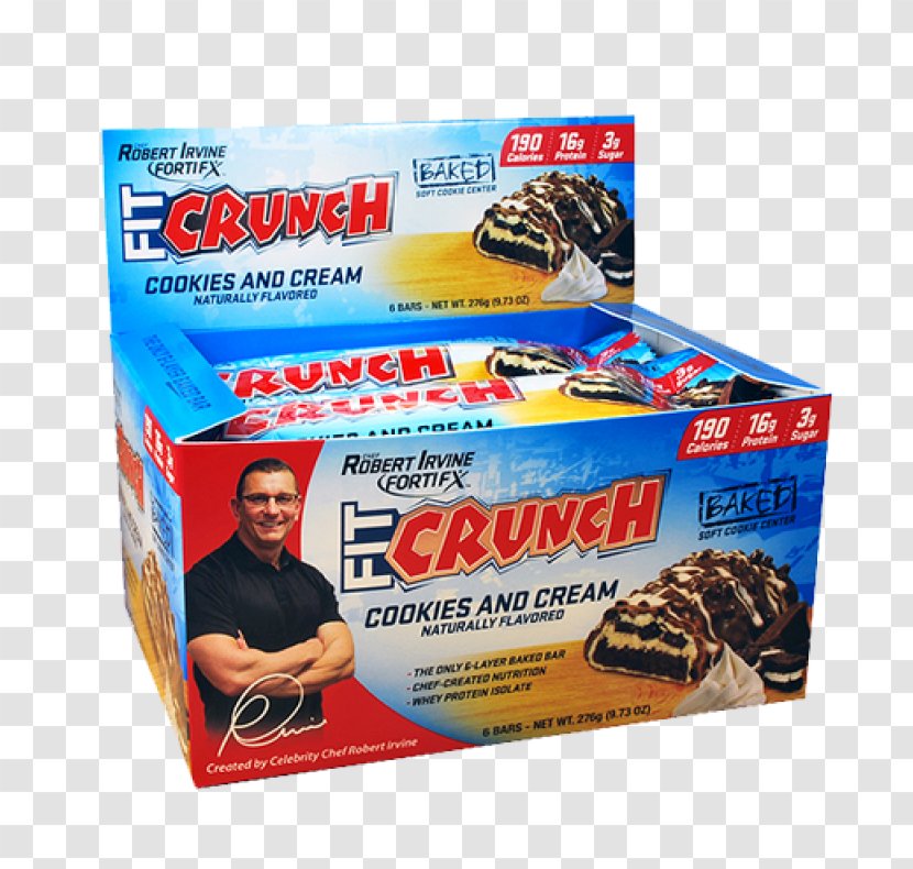 Dessert Bar Protein Cookies And Cream Chocolate Chef - Sugar - Snack Transparent PNG
