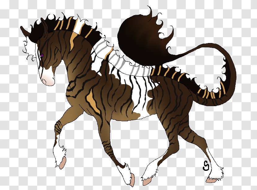 Mane Mustang Rein Stallion Pack Animal - Quagga Transparent PNG