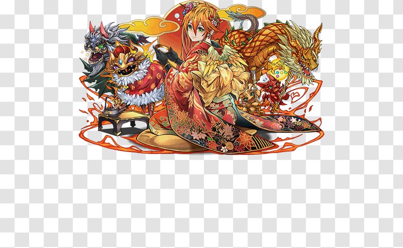 Puzzle & Dragons Japanese New Year Zhēngyuè Lunar - Legendary Creature - And Transparent PNG