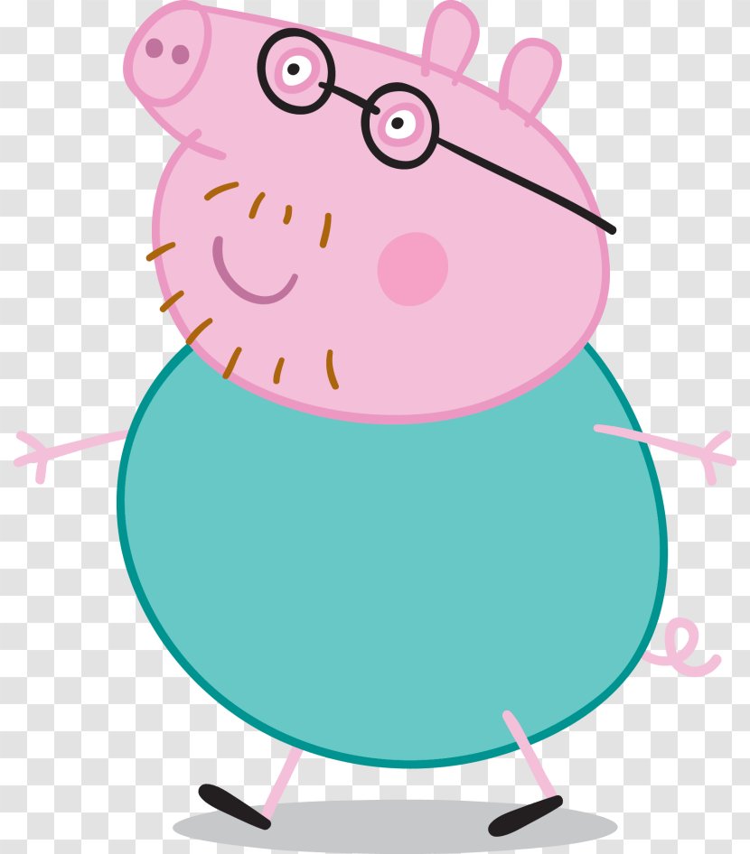 Daddy Pig Television Show Mummy Father - Cartoon - Peppa Transparent PNG