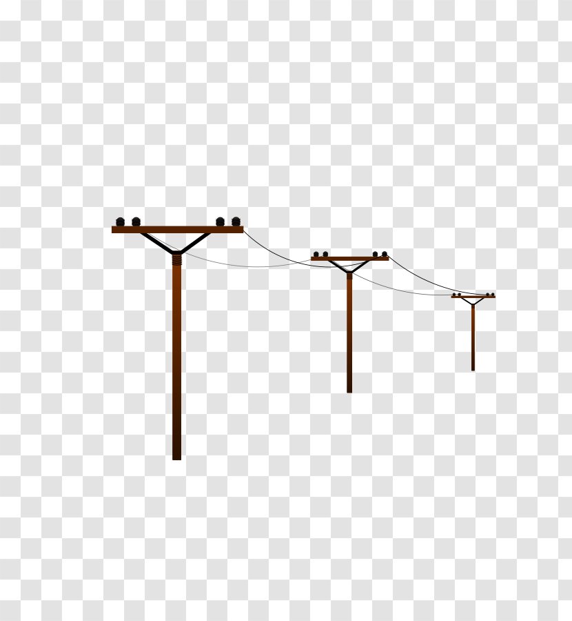 Electrical Grid Overhead Power Line Electricity Clip Art - Transmission Tower - Eiffel Clipart Transparent PNG