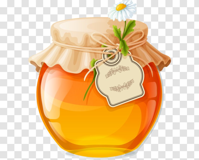 Fruit Preserves Drawing - Honey Pot Transparent PNG