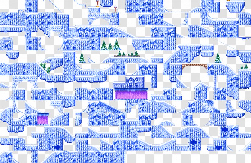 Tile-based Video Game Tiled - Ice Sheet Transparent PNG