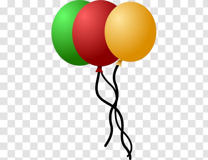 Balloon Red Clip Art - Yellow Transparent PNG