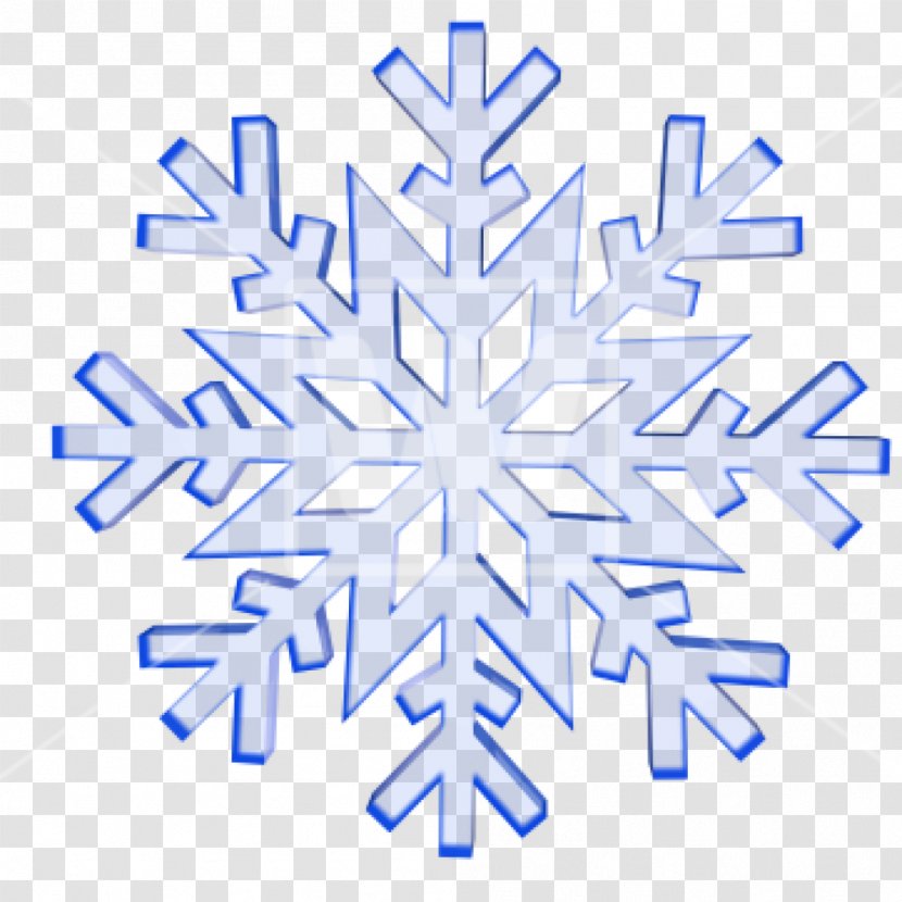 Snowflake Blue Clip Art - Symmetry Transparent PNG