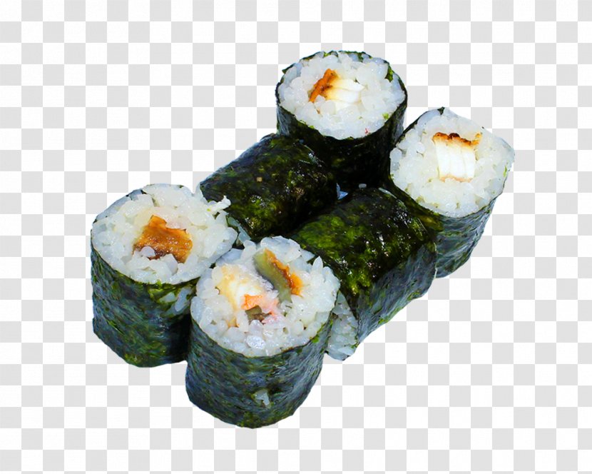 California Roll Gimbap Sushi Makizushi Unagi Transparent PNG