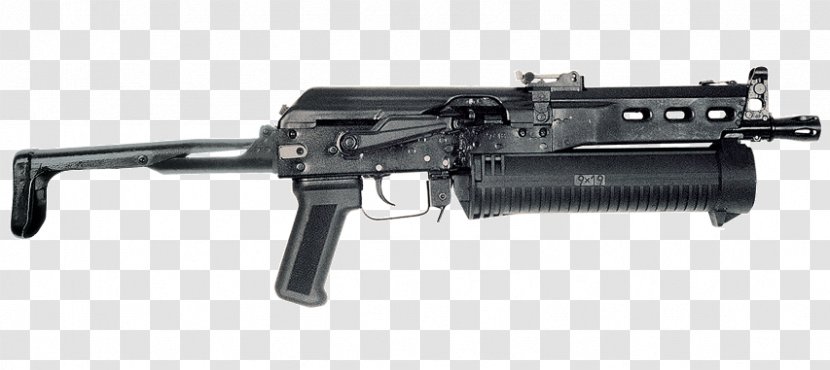 PP-19 Bizon 9×18mm Makarov 9×19mm Parabellum Submachine Gun 9 Mm Caliber - Tree - Weapon Transparent PNG