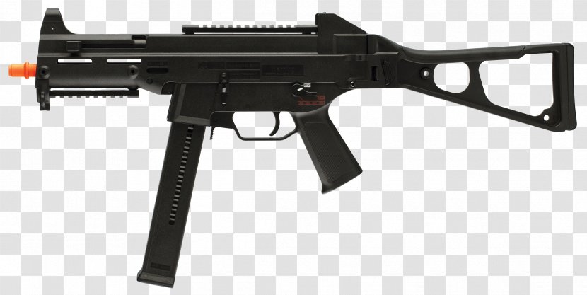 Heckler & Koch UMP Airsoft Guns Firearm - Cartoon - Assault Riffle Transparent PNG