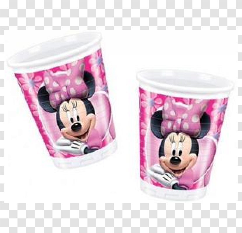 Minnie Mouse Mickey Party The Walt Disney Company Plastic Cup Transparent PNG
