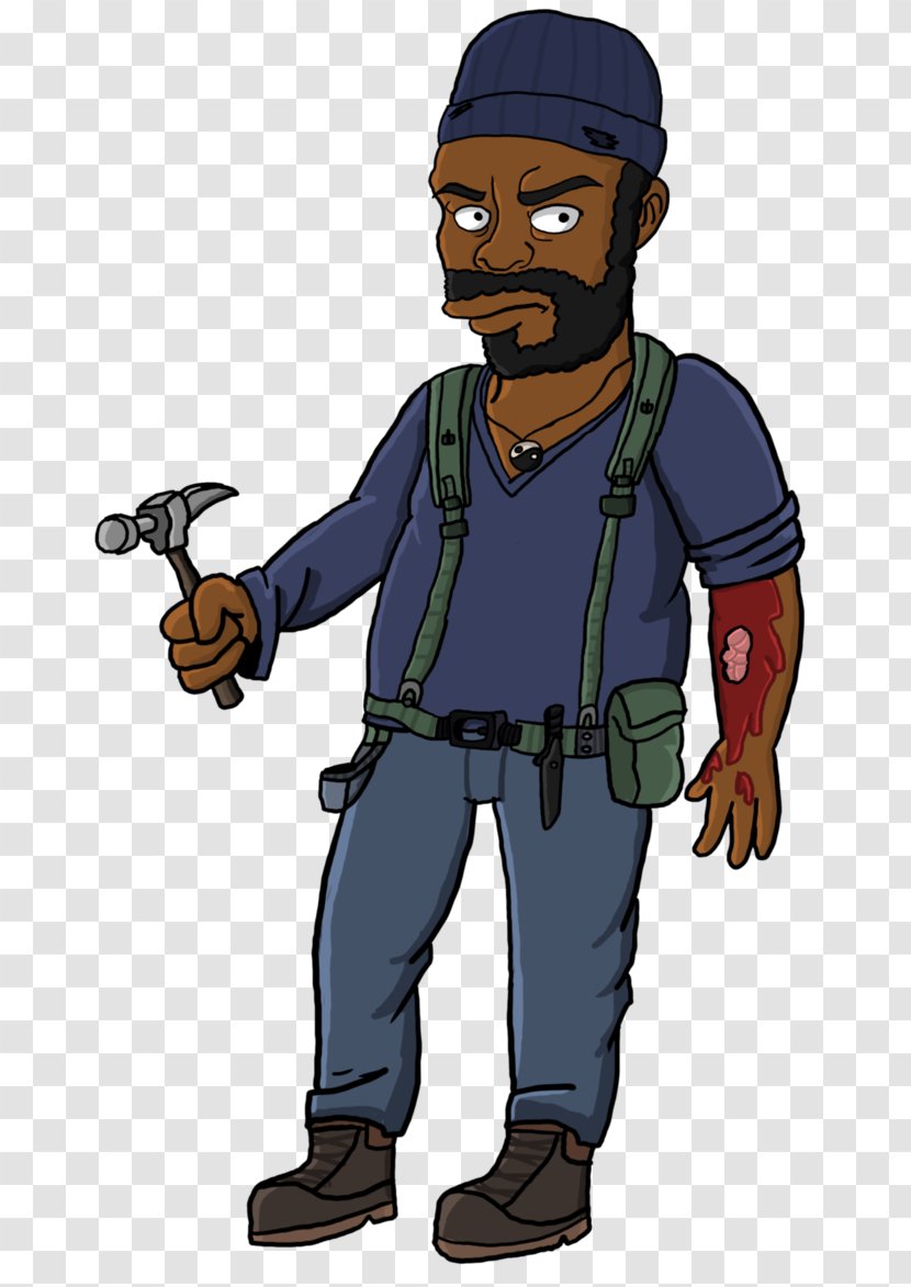 Rick Grimes Tyreese Carl Art Daryl Dixon - Soldier - The Simpsons Movie Transparent PNG