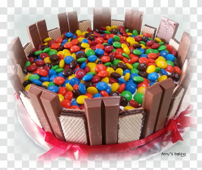 Chocolate Cake Birthday Torte Dessert - Confectionery - Colored Candy Transparent PNG