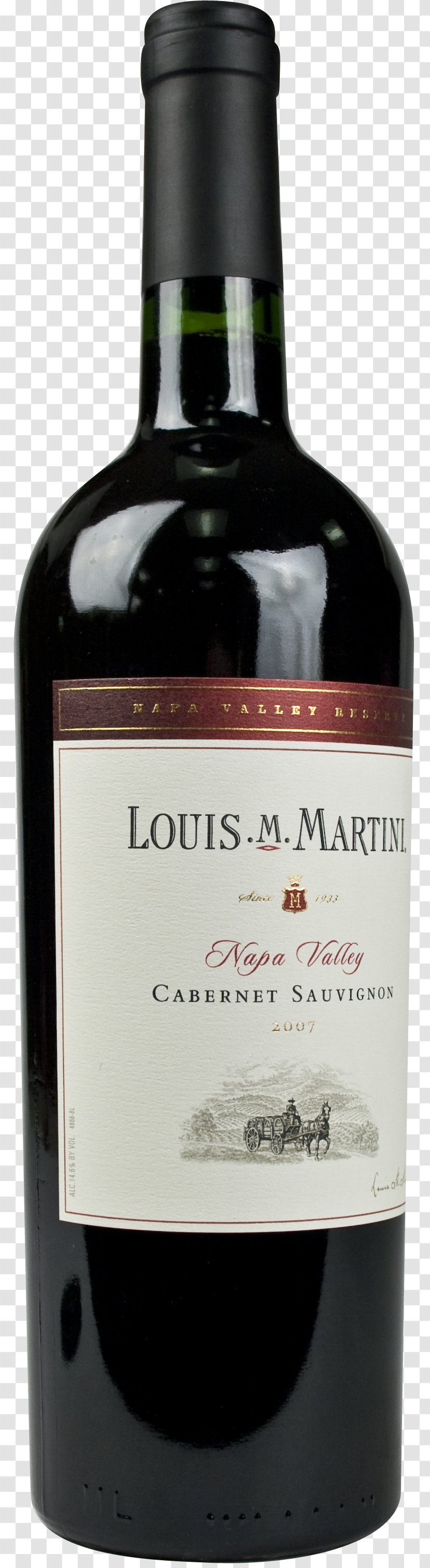 Louis M. Martini Winery Liqueur Cabernet Sauvignon Blanc - Wine Transparent PNG