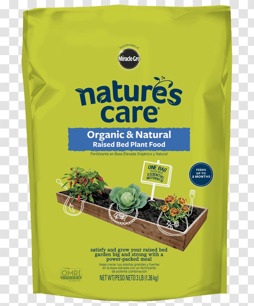 Miracle-Gro Potting Soil Nature Raised-bed Gardening - Plant Transparent PNG