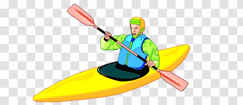 Boat Cartoon - Sea Kayak - Canoe Sprint Watercraft Rowing Transparent PNG