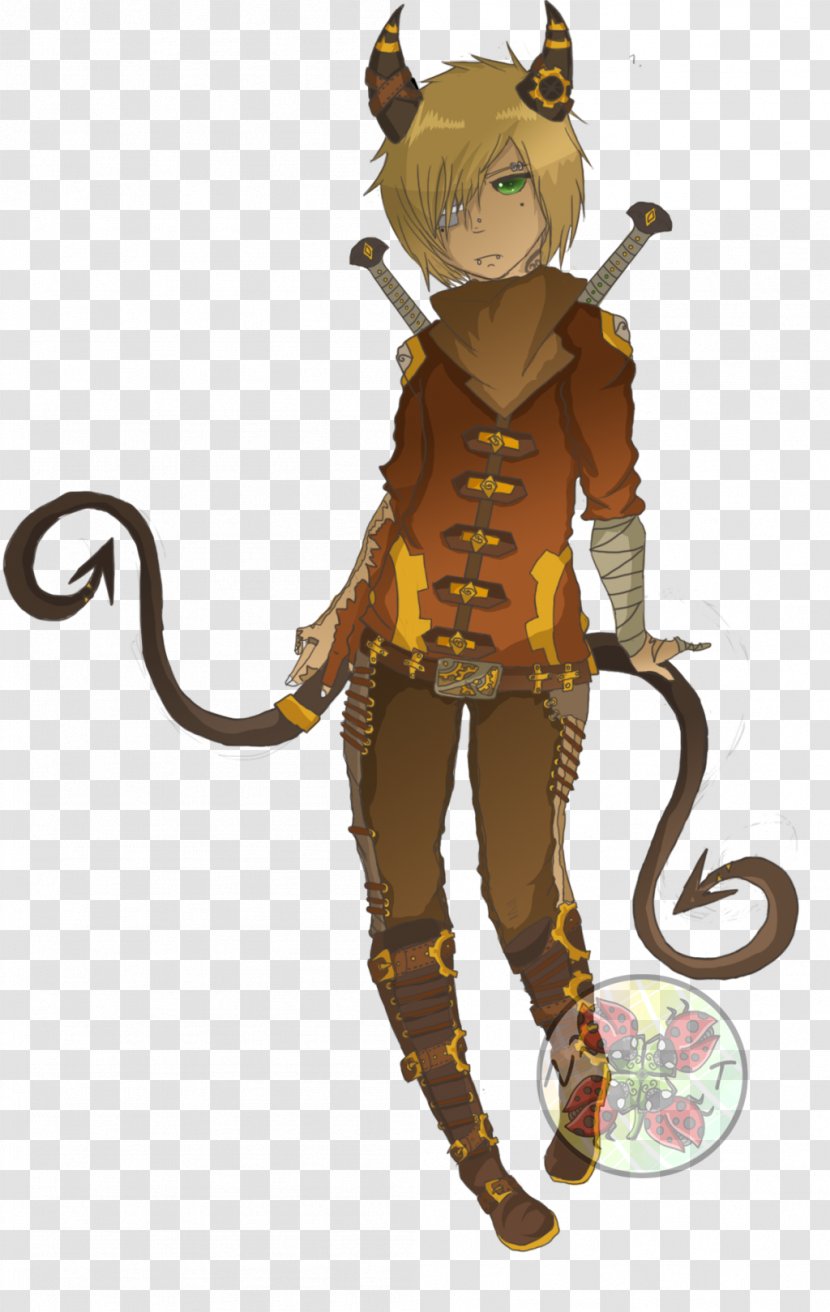 Cat Demon Steampunk Art Adoption - Work Of Transparent PNG