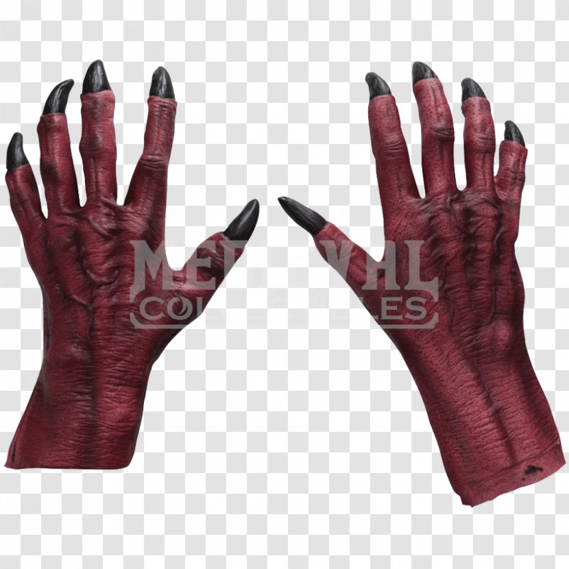 Glove Claw Costume Clothing Accessories - Devil Claws Transparent PNG