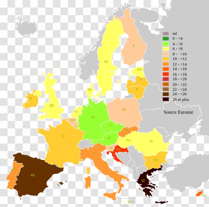 Poland European Union Youth Unemployment The Great Depression - Map - Politics Of Transparent PNG