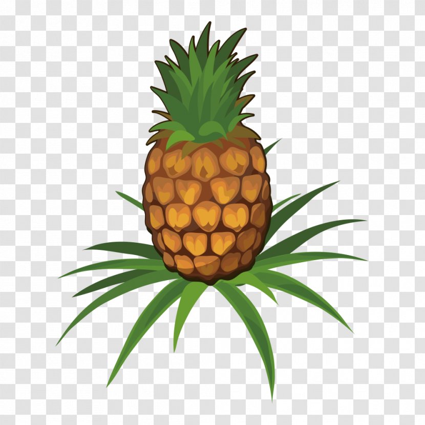 Juice Pineapple Fruit Clip Art - Coconut - Cartoon Transparent PNG