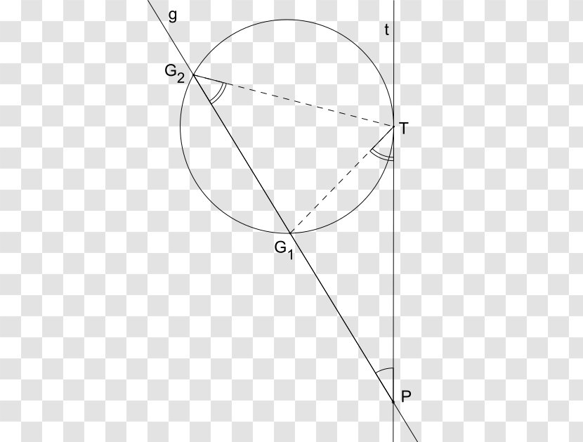 Circle Drawing Point Angle - Black And White Transparent PNG