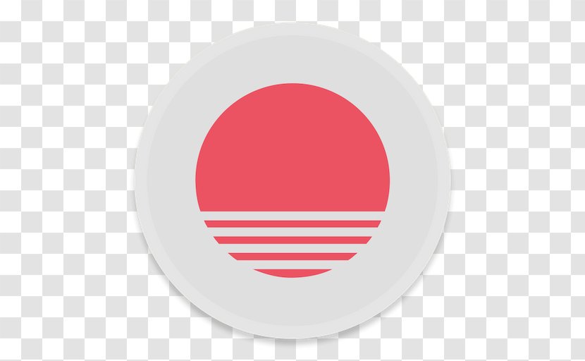 Brand Circle Font - Red - SunRise Transparent PNG