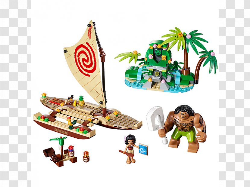 Amazon.com LEGO 41150 Disney Moana’s Ocean Voyage Hei The Rooster Toy - Lego 41149 Moanas Island Adventure Transparent PNG
