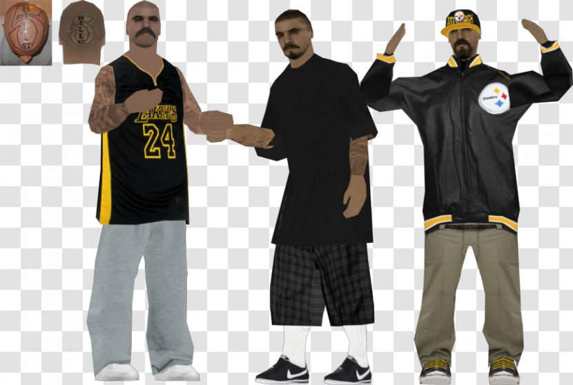 Grand Theft Auto: San Andreas Vice City Auto V Multiplayer Mod - Sportswear - Gangs Transparent PNG