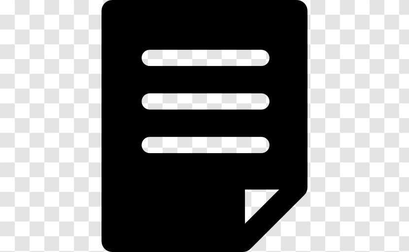 Black And White Rectangle Symbol Transparent PNG