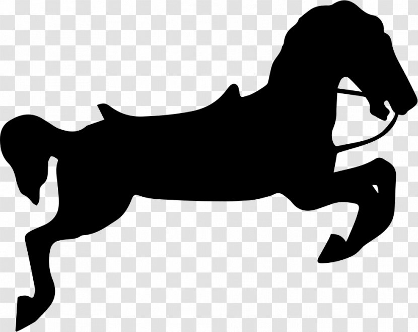 Pony Equestrian Stallion Mustang Silhouette - Horse Supplies - Riding Vector Transparent PNG