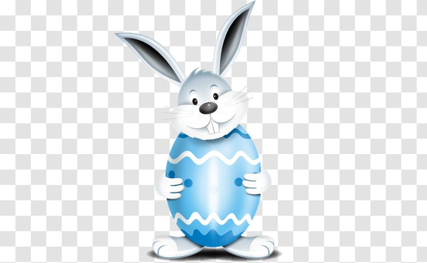 Easter Bunny Egg Food - Animation - Blue Transparent PNG