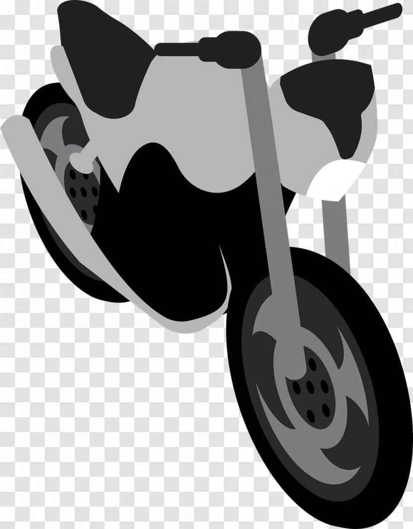 Motorcycle Vehicle Bicycle - Monochrome Photography Transparent PNG