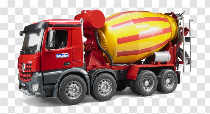 Cement Mixers Mercedes-Benz Arocs Bruder Betongbil - Motor Vehicle - Truck Transparent PNG
