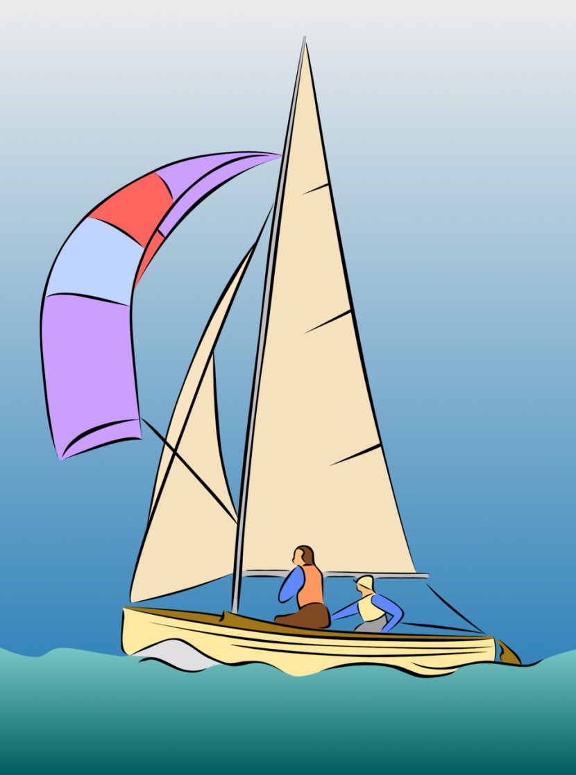 Sailing Ship Sailboat Clip Art - Cat Ketch - Boat Transparent PNG