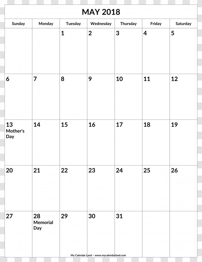Calendar 0 May Month June - CALENDAR Transparent PNG