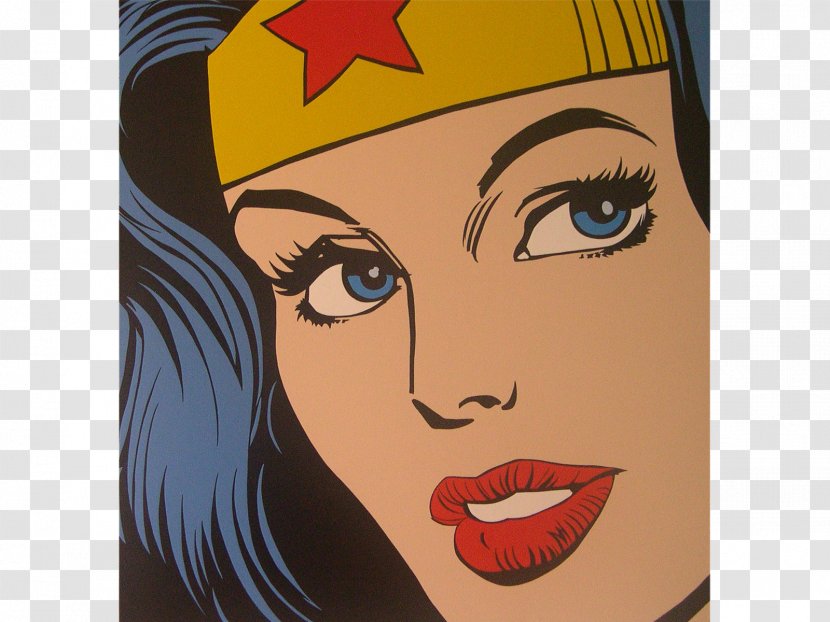 Pop Art Comics Superman - Forehead Transparent PNG