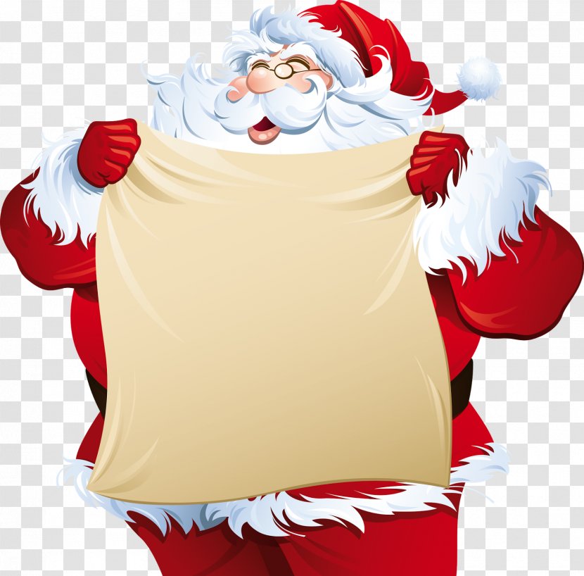 Santa Claus Christmas Clip Art - Ho - Beard Transparent PNG
