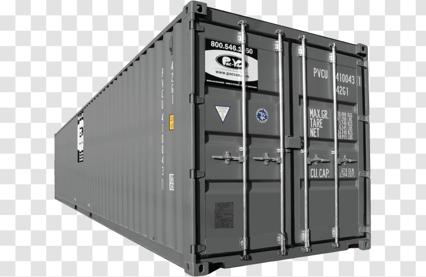 Intermodal Container Shipping Conex Box Cargo Freight Transport - Technology Transparent PNG
