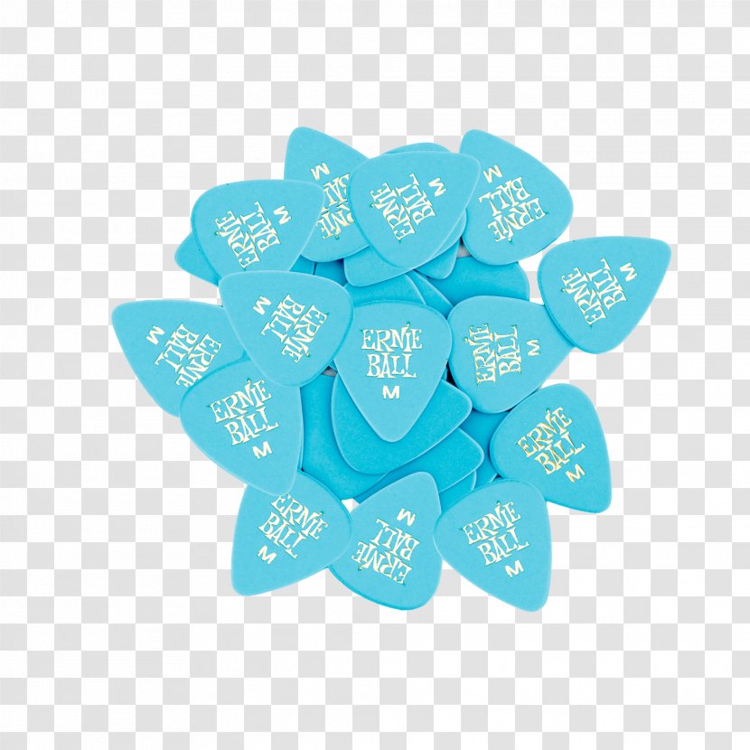 Blue Guitar Picks Turquoise Bag - Aqua Transparent PNG