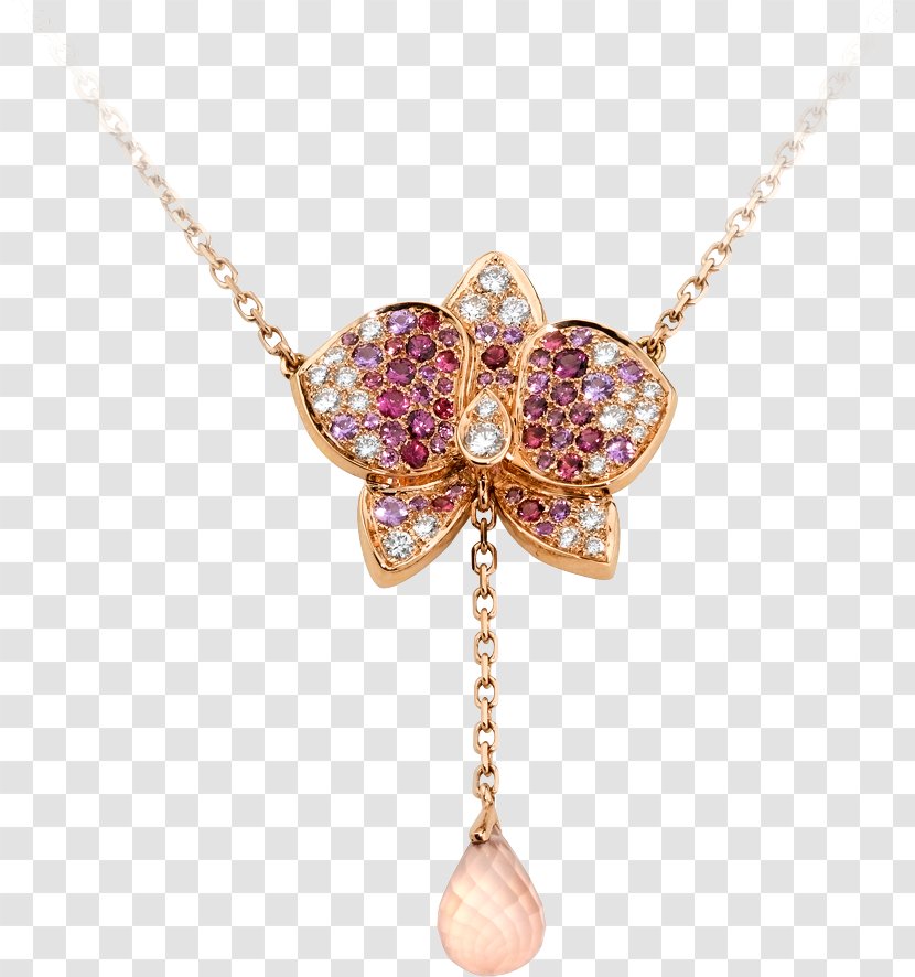Necklace Earring Cartier Jewellery Gemstone - Colored Gold Transparent PNG