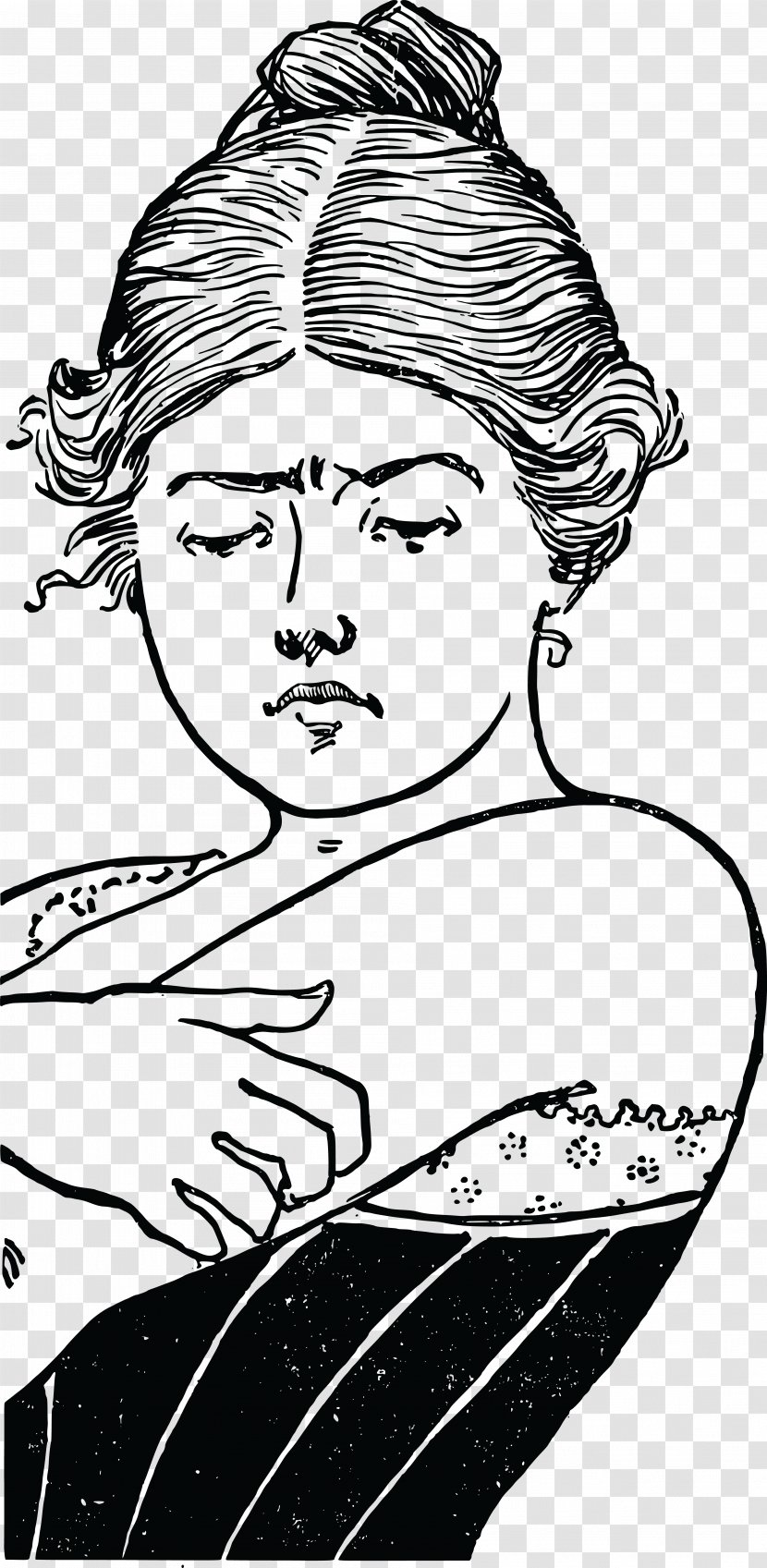 Clip Art - Facial Expression - Woman Arm Transparent PNG
