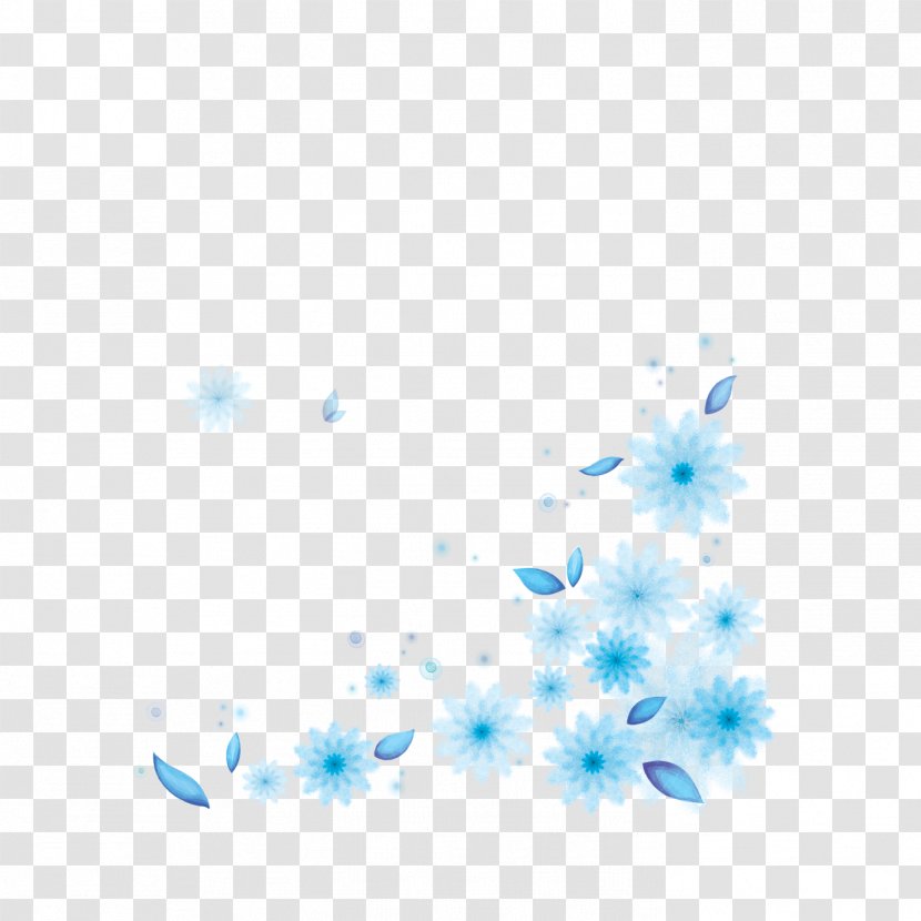 Flowers - Flower - Cobalt Blue Transparent PNG
