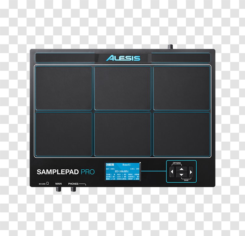 Electronic Drums Alesis Sampler Trigger Percussion - Watercolor Transparent PNG