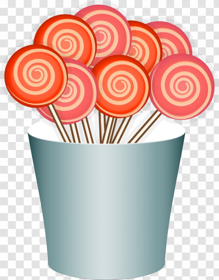 Lollipop Red Clip Art - Food - Hand Painted Transparent PNG