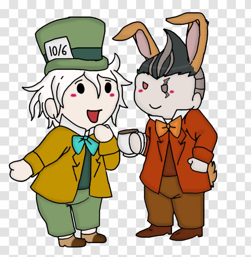 The Mad Hatter March Hare Fiction Alice In Wonderland - Unbirthday Transparent PNG