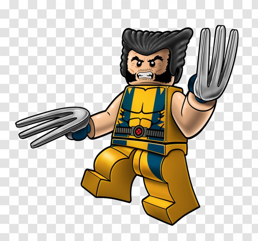 Lego Marvel Super Heroes Wolverine Captain America Thor - Minifigure - Thug Life Transparent PNG